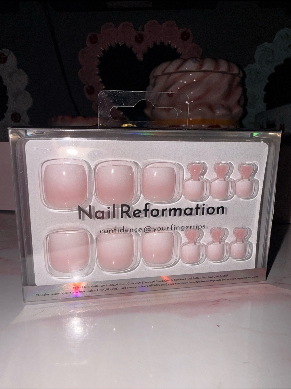 Nail Reformation Ombre Toe Press-On Nail Set